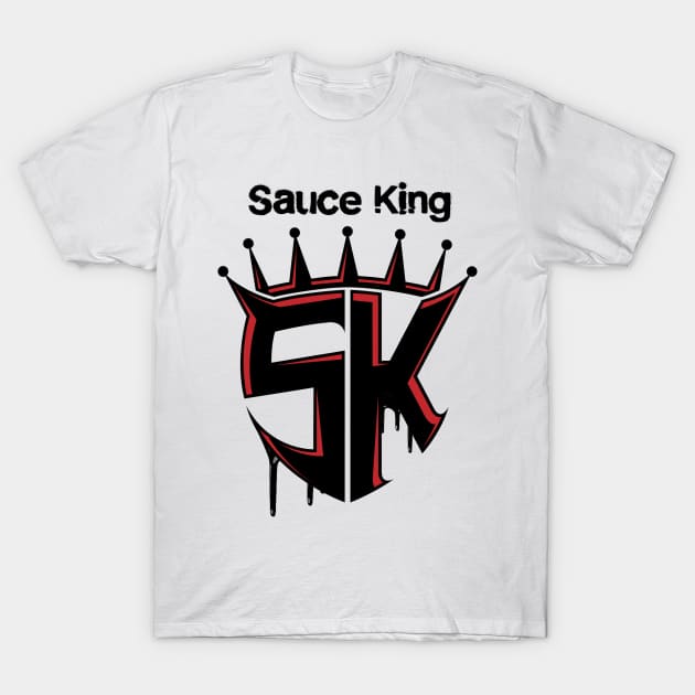 Sauce King Logo T-Shirt by mbailey003